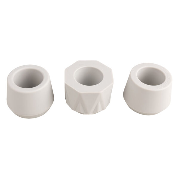 siliconen gietmal potjes 3 stuks