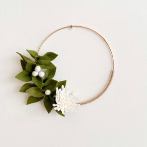 sfeerfoto kerstkrans neutraal