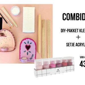 combideal klei altaar + acrylverf