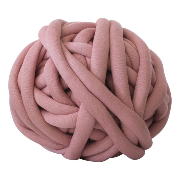 Oudroze biologisch chunky katoen DIY