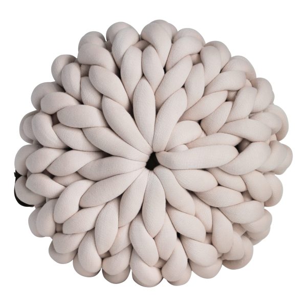 zand kussen big cotton biologisch katoen