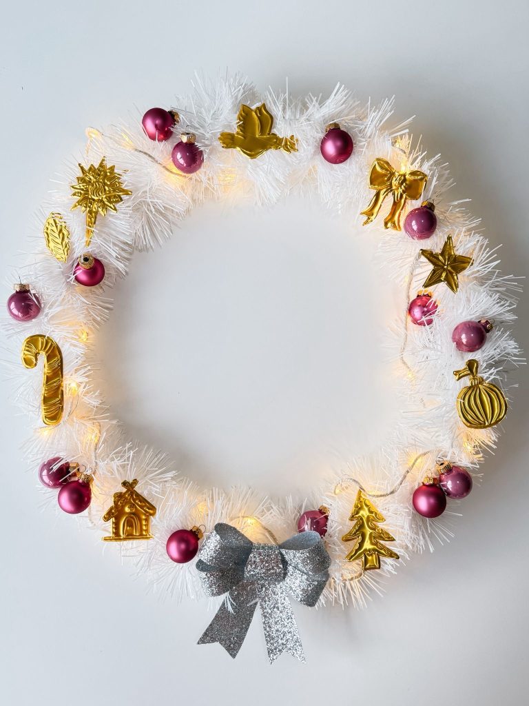 Kerstkrans metaalfolie