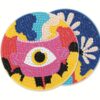 diaond painting 6 onderzetters met houder