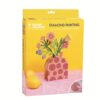 diamond painting houten vaas met bloemen set