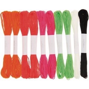 Borduurgaren set - Neon - 10 x 8 meter