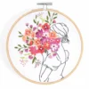 borduurpakket floral embrace vrij borduren