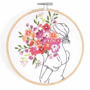 borduurpakket floral embrace vrij borduren