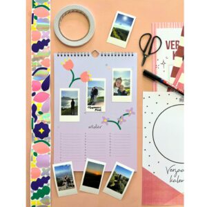 DIY Set foto kalender maken