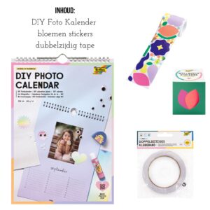 inhoud diy set verjaardagskalender