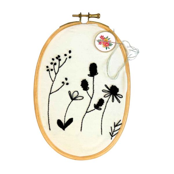 naaldmagneet bloemen op gratis borduurpatroon imakin