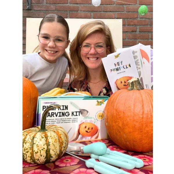 herfst diy - wat heb je nodig voor het snijden van een pompoen